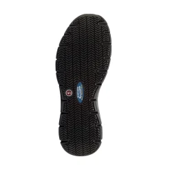 Scarpe antinfortunistiche nere da Donna in pelle Skechers Work Fashion Fit