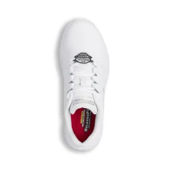 Scarpe antinfortunistiche bianche da Donna in memory foam Slip Resistant Skechers Work