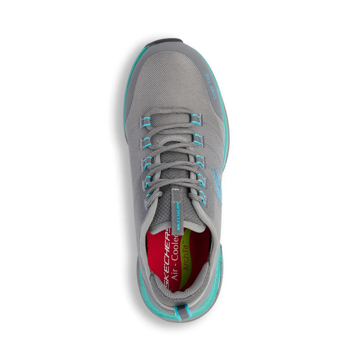 Scarpe antinfortunistiche grigie da Donna Arch Fit Skechers Work