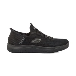 Scarpe antinfortunistiche nere da Uomo in Memory Foam Skechers Work Slip-ins