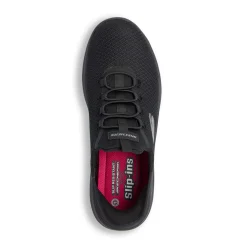 Scarpe antinfortunistiche nere da Uomo in Memory Foam Skechers Work Slip-ins