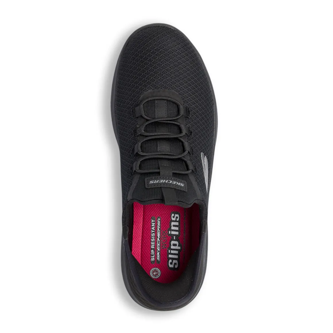 Scarpe antinfortunistiche nere da Uomo in Memory Foam Skechers Work Slip-ins