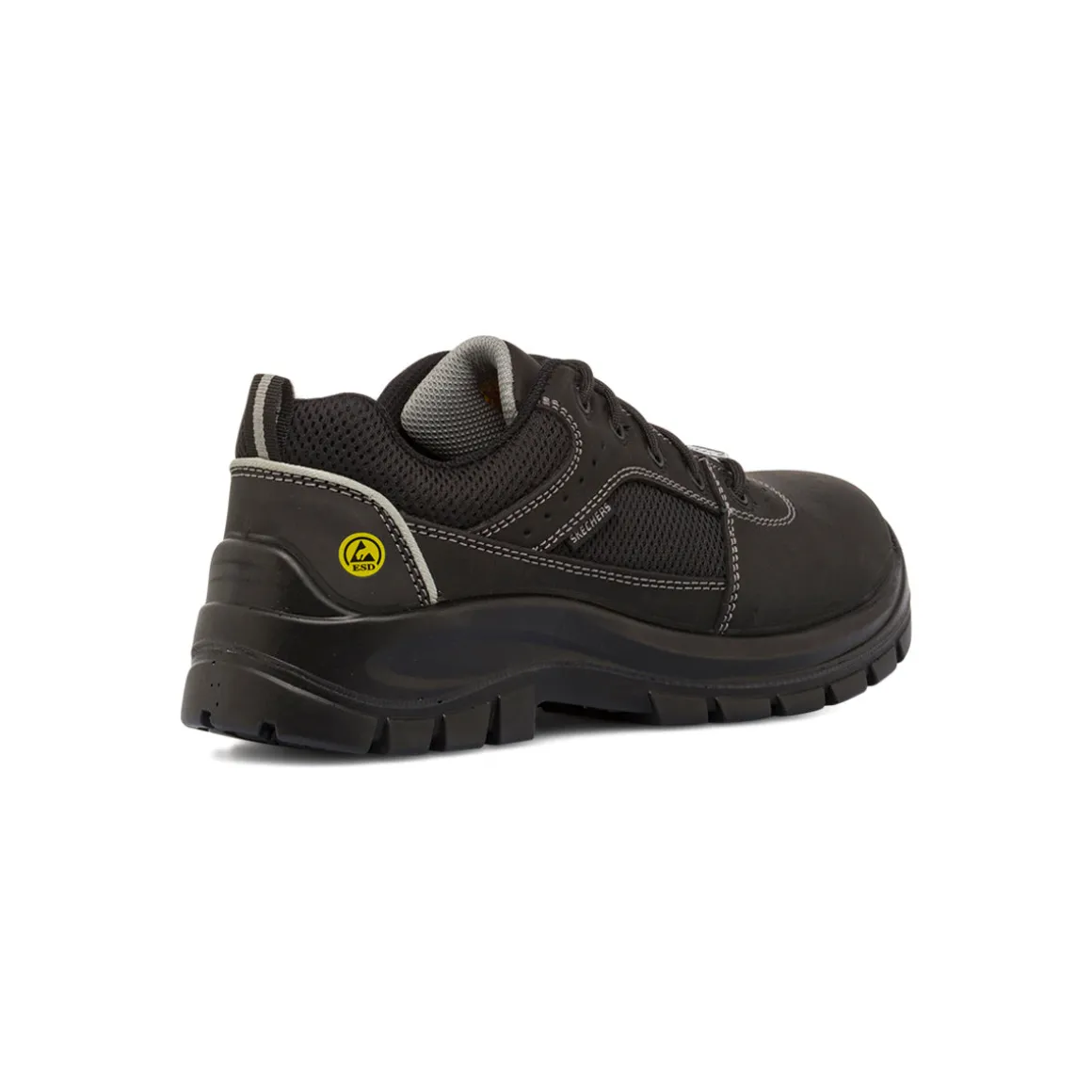 Scarpe antinfortunistiche nere in Pelle da Uomo Skechers Work
