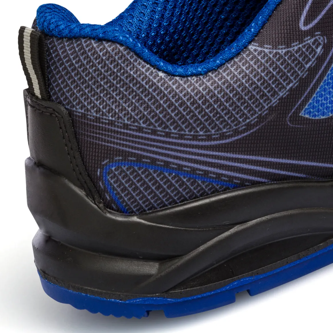 Scarpe antinfortunistiche S1P nere e blu da uomo Safety Jogger Cador