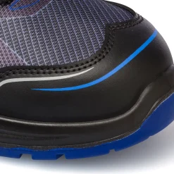 Scarpe antinfortunistiche S1P nere e blu da uomo Safety Jogger Cador