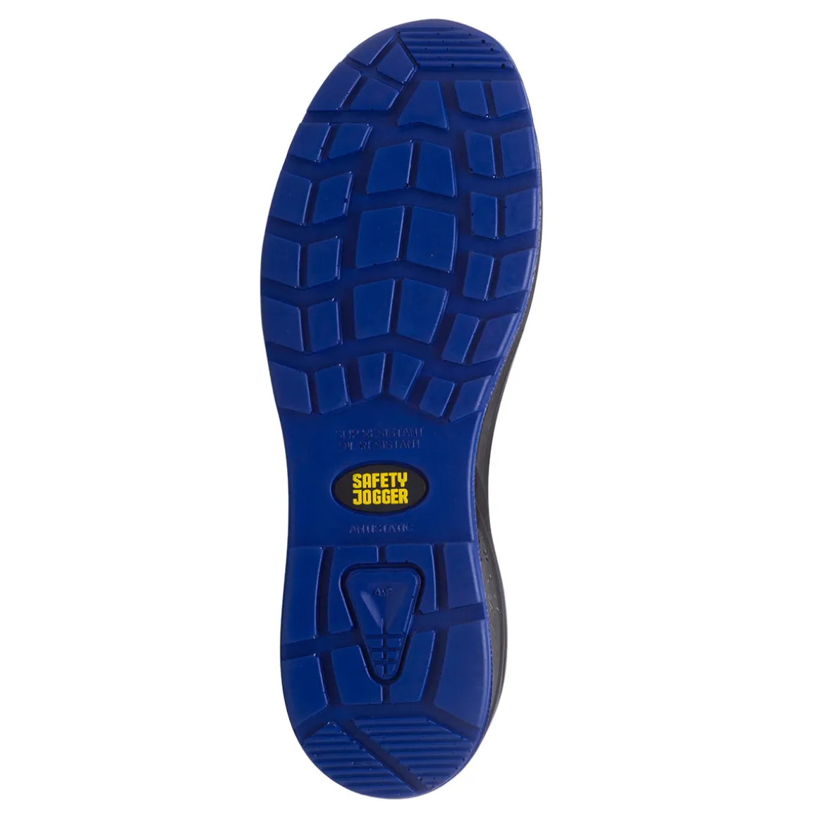 Scarpe antinfortunistiche S1P nere e blu da uomo Safety Jogger Cador