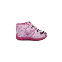 Scarpe Antiscivolo rosa da Bambina con chiusura a strappo Minnie