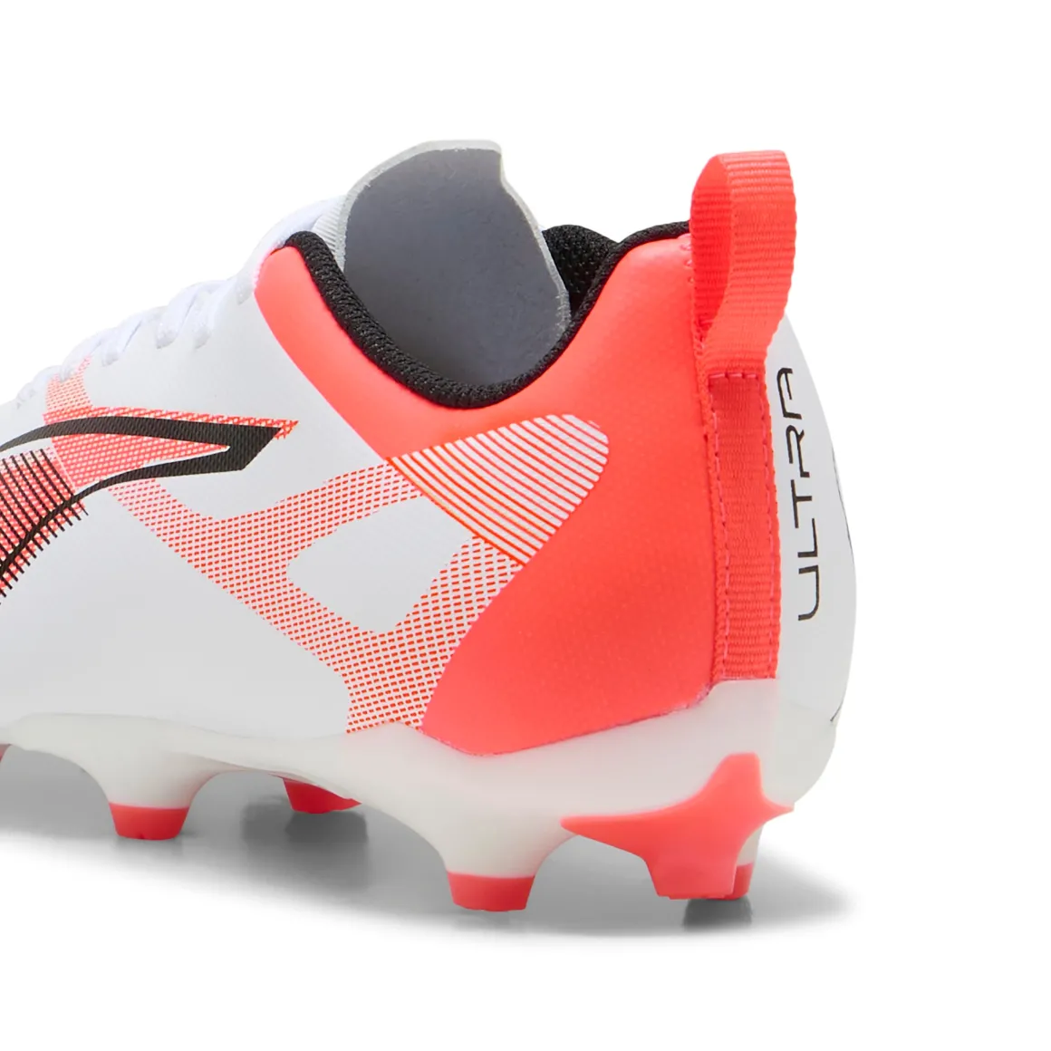 Scarpe Calcio bianche da ragazzo per terreni erbosi ULTRA 5 PLAY FG/AG Puma