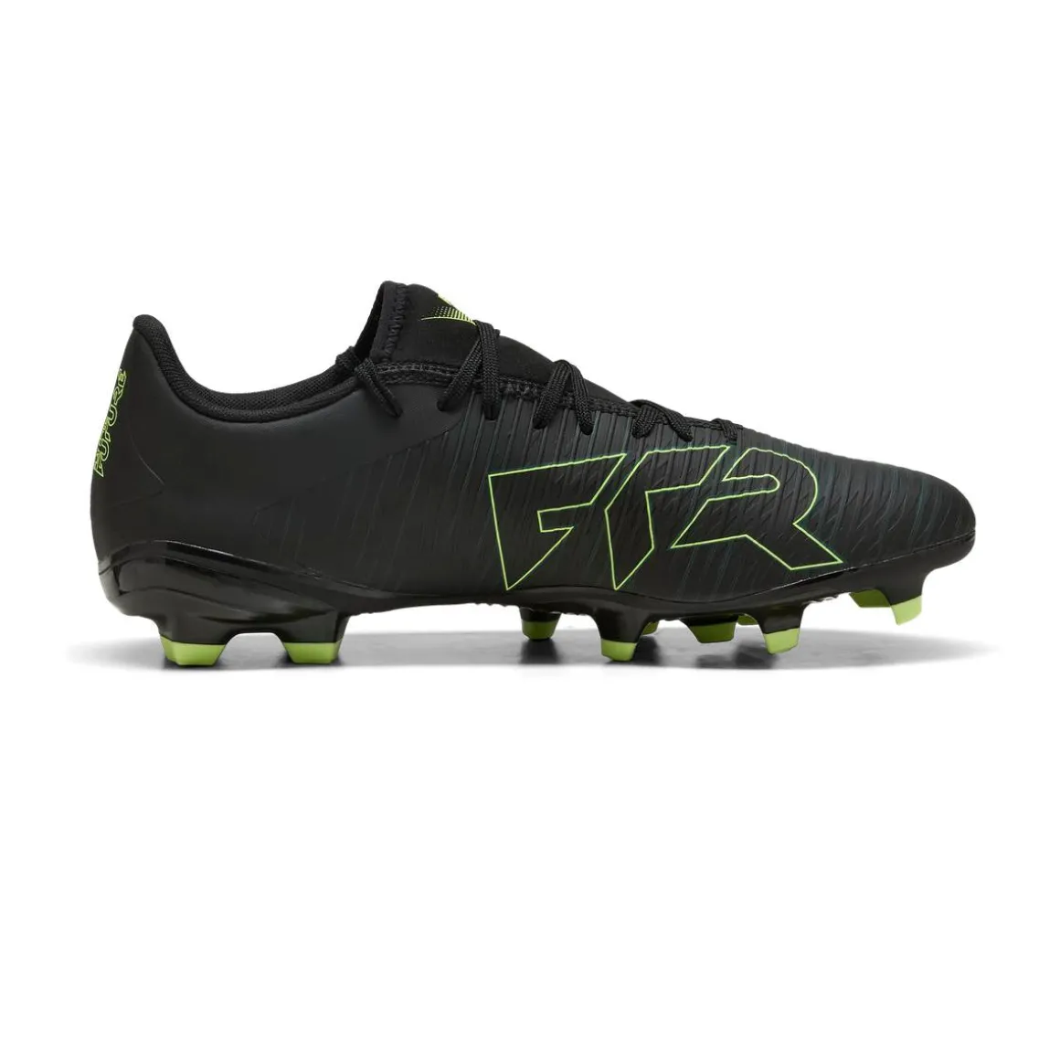 Scarpe Calcio Nere da Uomo con inserti fluo Puma Future 8 Play FG/AG