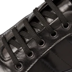 Scarpe casual in pelle nere da uomo Primopiano