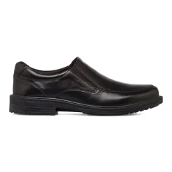 Scarpe comfort nere da uomo in pelle P Soft
