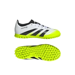 Scarpe da Calcetto Bianche e Giallo da Bambino adidas Predator Club TF