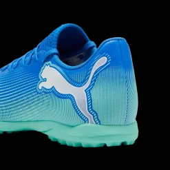 Scarpe da calcetto da uomo blu e azzurre Puma Future 7