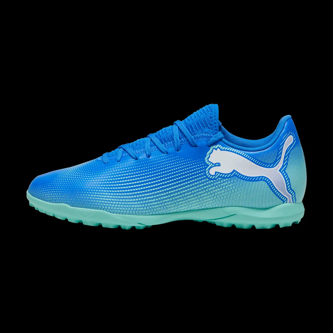 Scarpe da calcetto da uomo blu e azzurre Puma Future 7