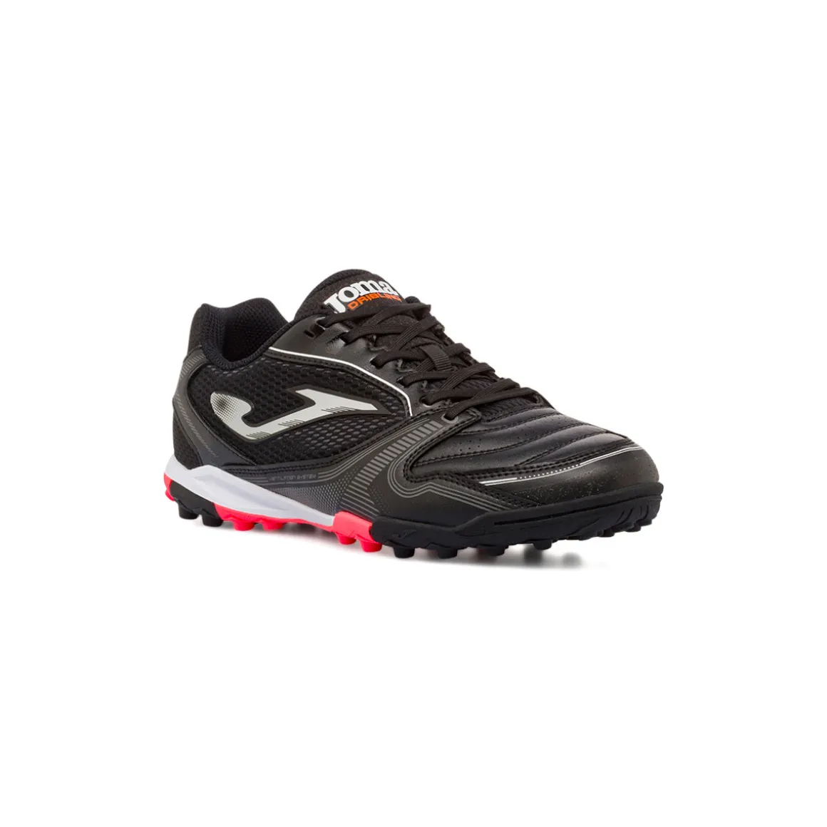 Scarpe da Calcetto Nere con inserti rossi da Uomo Joma