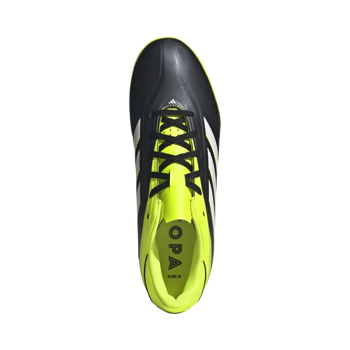 Scarpe da Calcetto nere e giallo da Uomo adidas Copa Pure III CLUB TF
