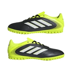Scarpe da Calcetto nere e giallo da Uomo adidas Copa Pure III CLUB TF