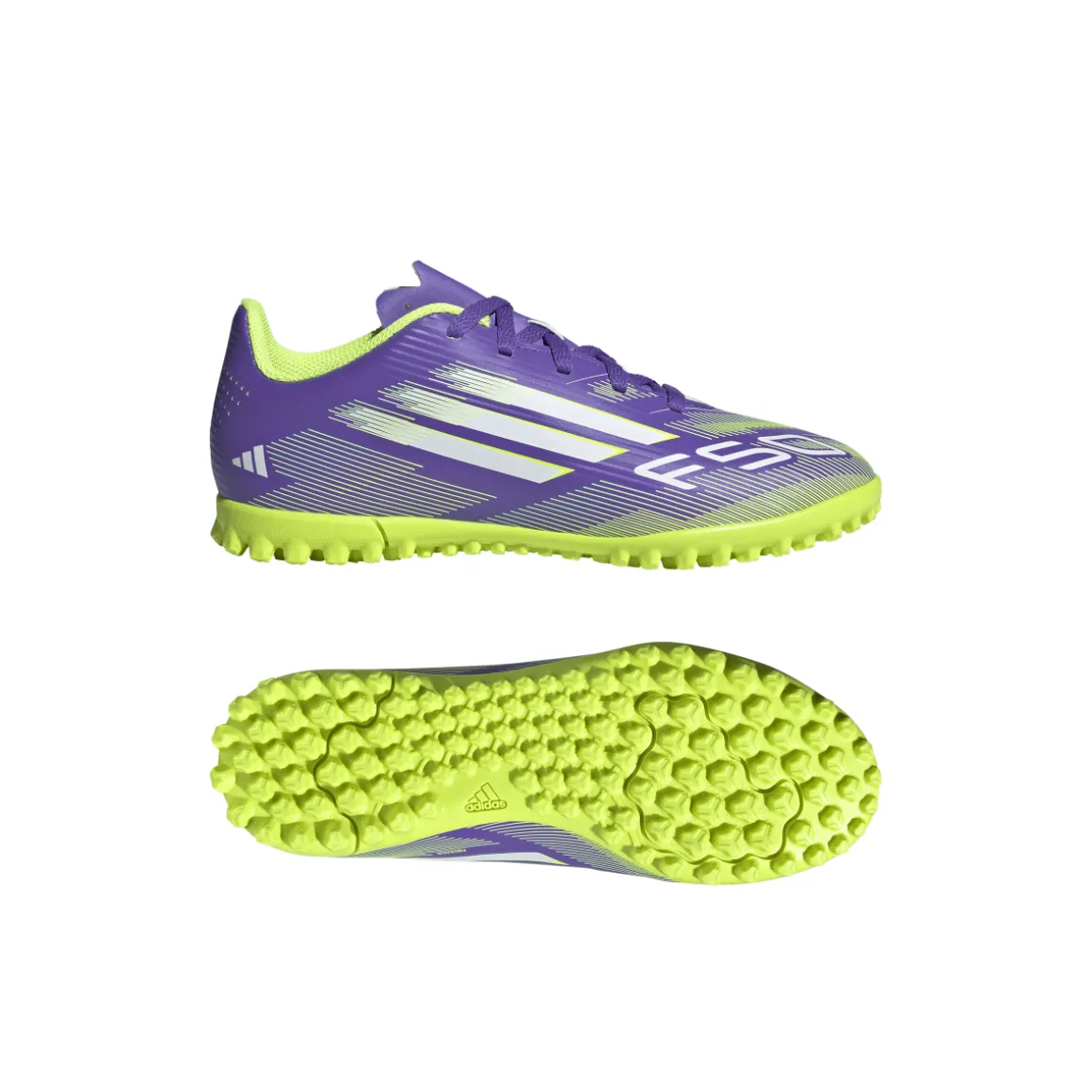 Scarpe da Calcetto viola da Bambino adidas F50 Club TF J