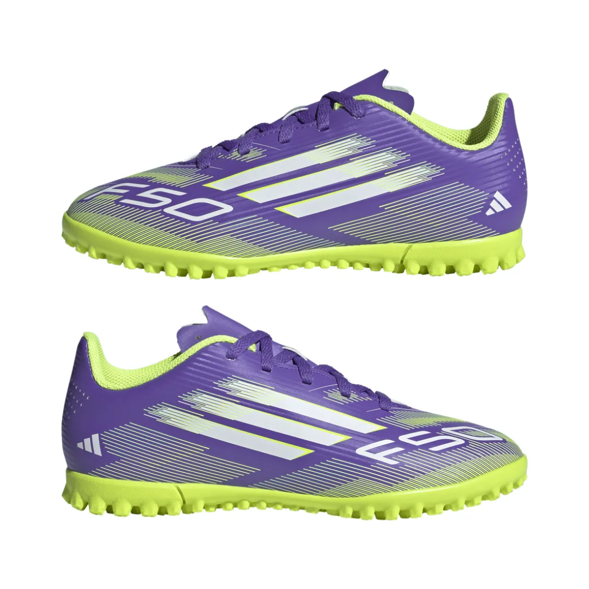 Scarpe da Calcetto viola da Bambino adidas F50 Club TF J