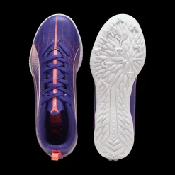 Scarpe da calcetto viola da ragazzo per terreni sintetici Puma ULTRA 5 PLAY