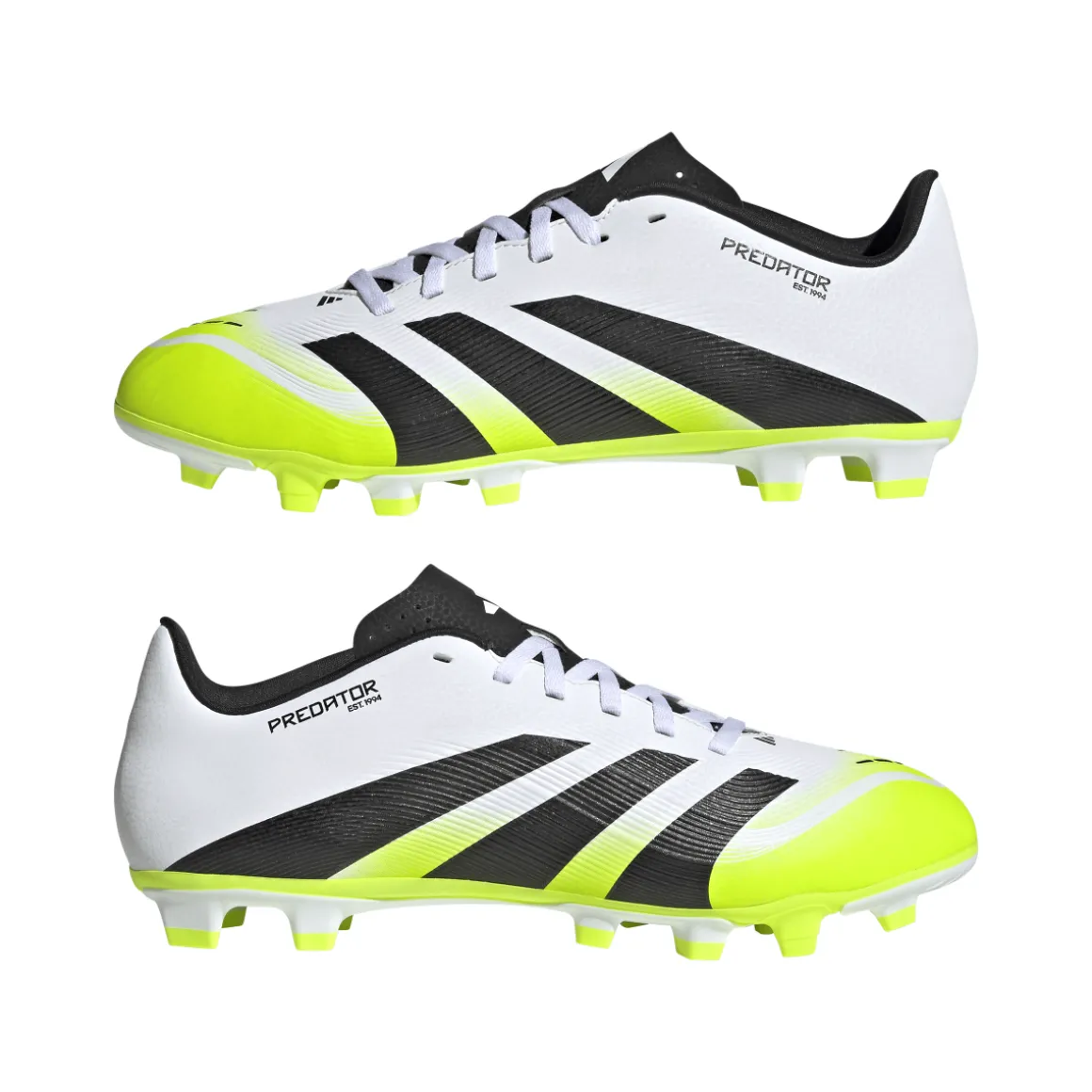 Scarpe da Calcio bianche e gialle da Uomo adidas Predator Club FG/MG