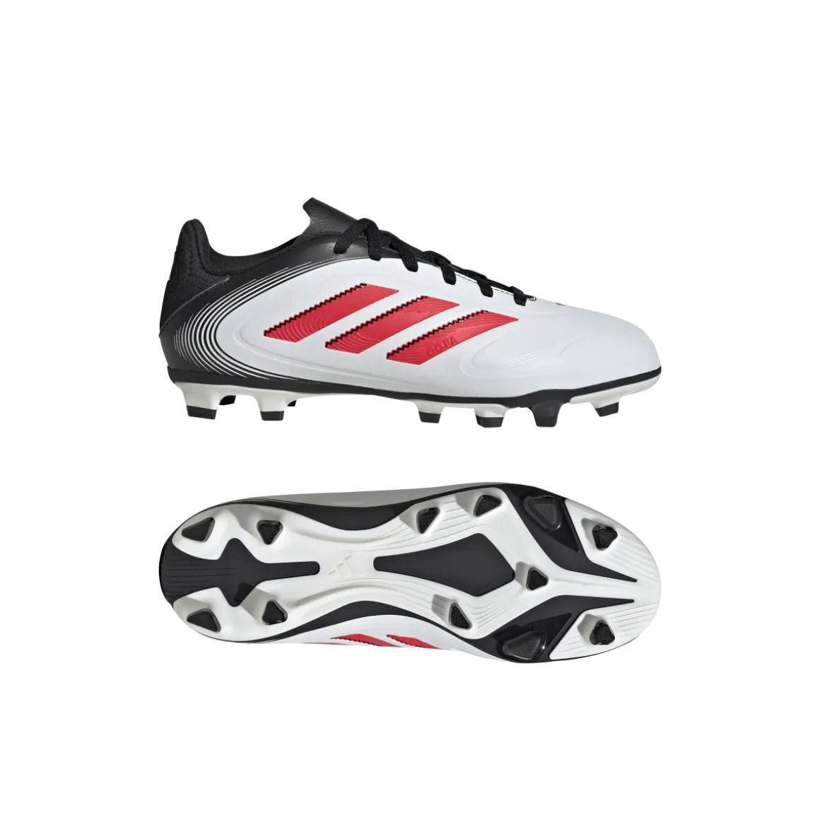 Scarpe da Calcio bianche da ragazzo adidas Copa Pure Club III