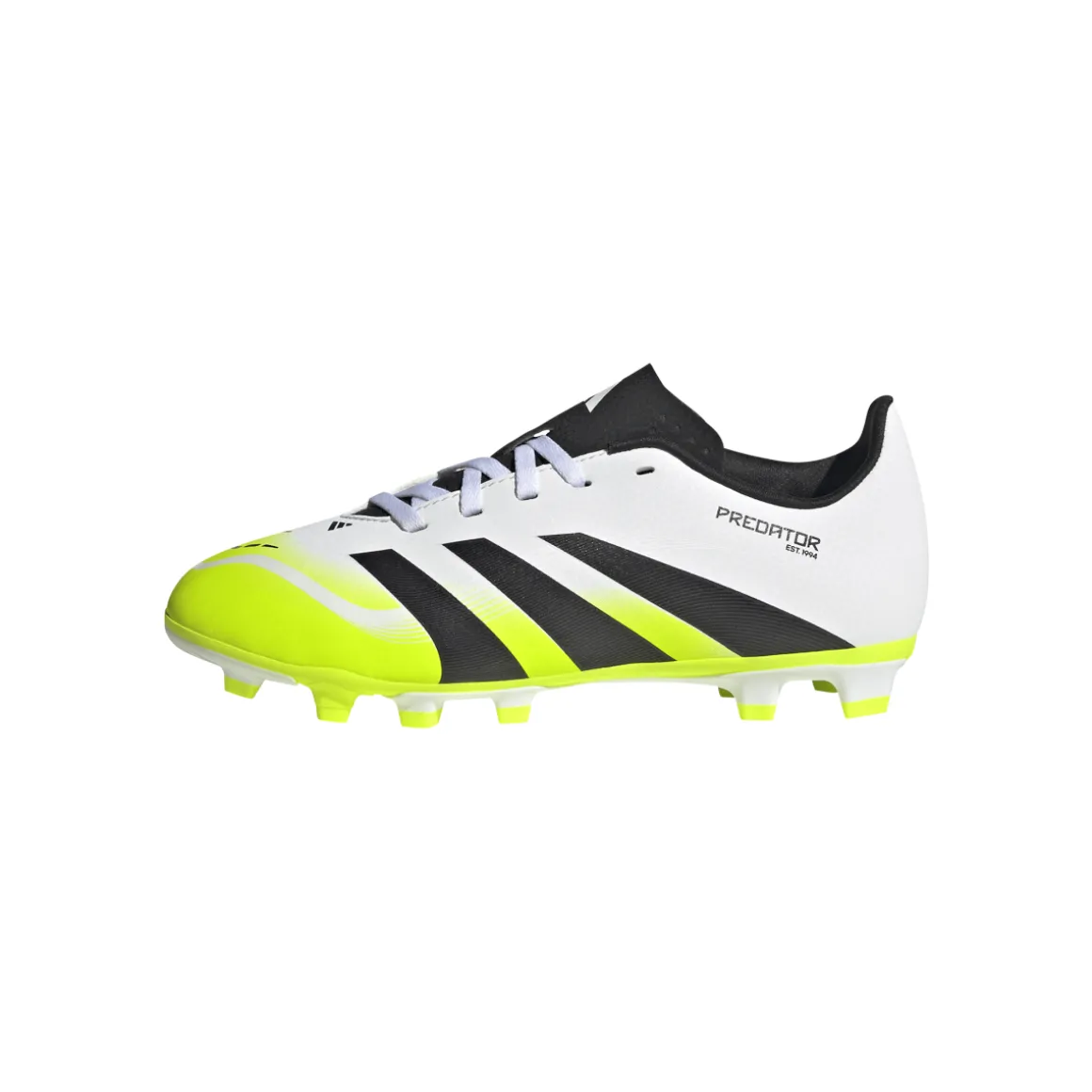 Scarpe da Calcio bianco e giallo Ragazzo adidas Predator Club FG/MG