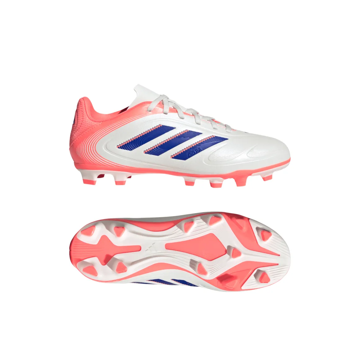 Scarpe da Calcio da Ragazzo bianche adidas Copa Pure III Club FG/MG