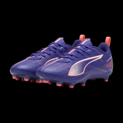 Scarpe da calcio da ragazzo viola Puma Ultra 5