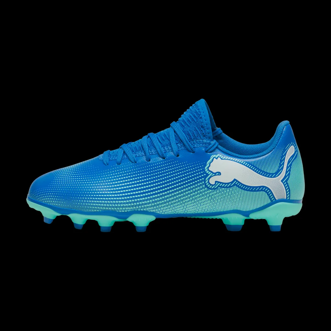 Scarpe da calcio da ragazzo per terreni duri blu Puma Future 7