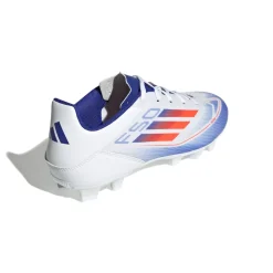 Scarpe da calcio da uomo bianche per superfici flessibili adidas F50 Club FxG