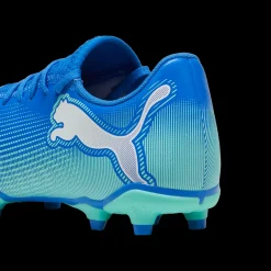Scarpe da calcio da uomo blu e azzurre per terreni duri Puma Future 7