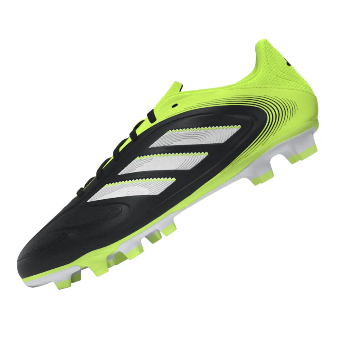 Scarpe da calcio nere e gialle da Uomo adidas COPA PURE III
