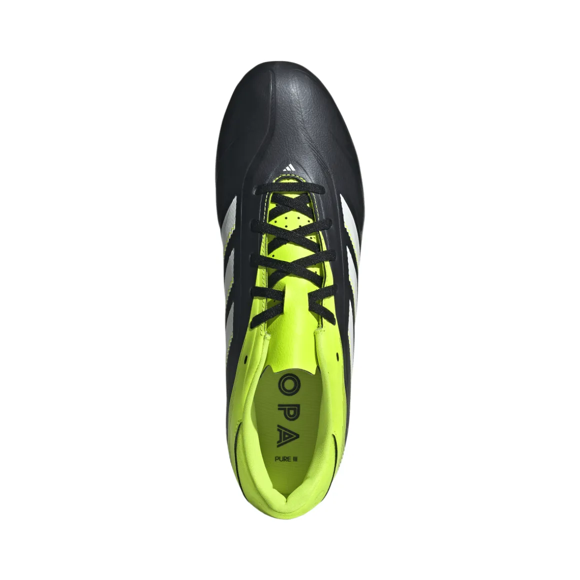 Scarpe da calcio nere e gialle da Uomo adidas COPA PURE III