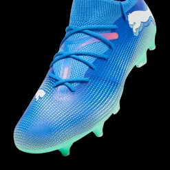 Scarpe da calcio per terreni duri da uomo blu e azzurre Puma Future 7