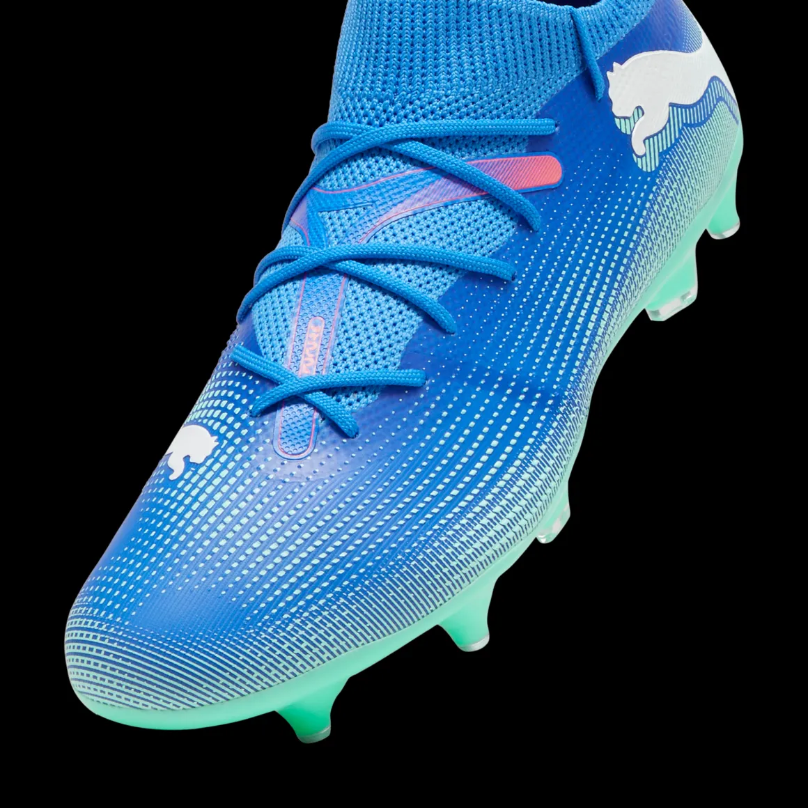 Scarpe da calcio per terreni duri da uomo blu e azzurre Puma Future 7