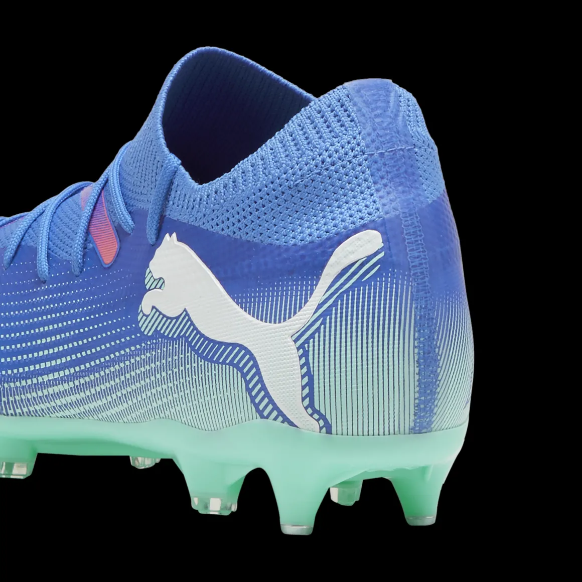 Scarpe da calcio per terreni duri da uomo blu e azzurre Puma Future 7