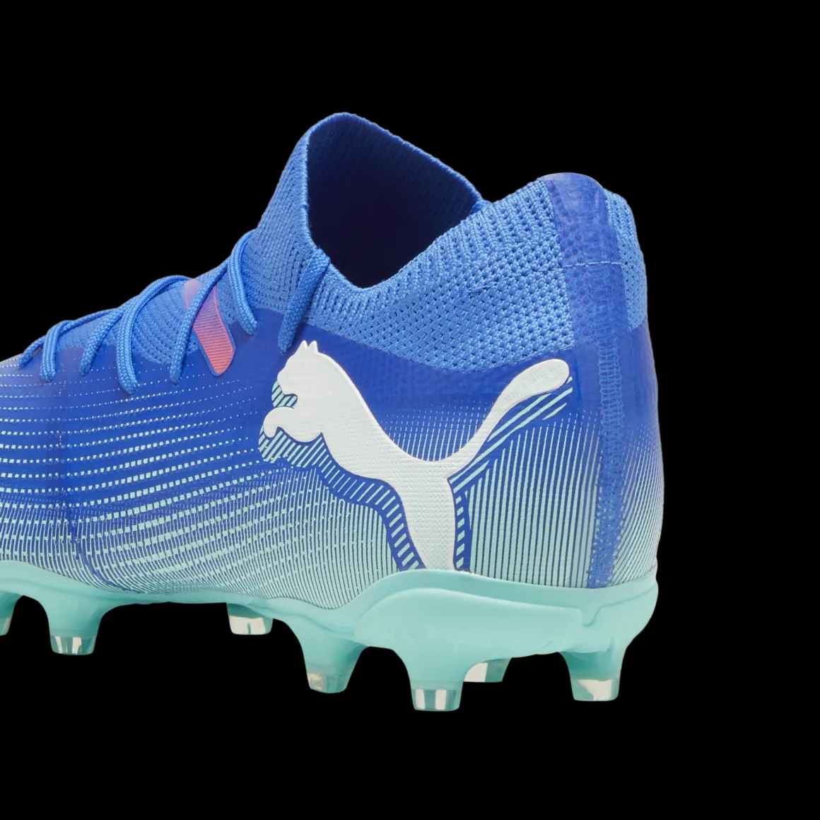 Scarpe da calcio per terreni duri da uomo blu e azzurre Puma Future 7