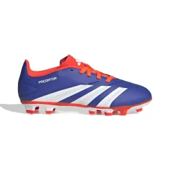 Scarpe da calcio ragazzo blu rosse adidas PREDATOR CLUB FXG