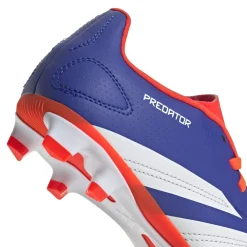 Scarpe da calcio ragazzo blu rosse adidas PREDATOR CLUB FXG