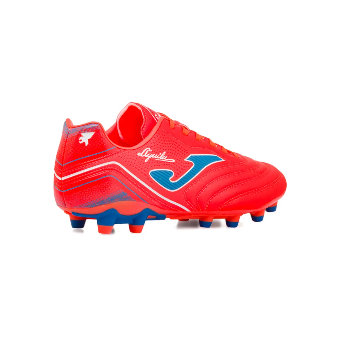 Scarpe da calcio uomo arancione fluo e blu Joma Aguila
