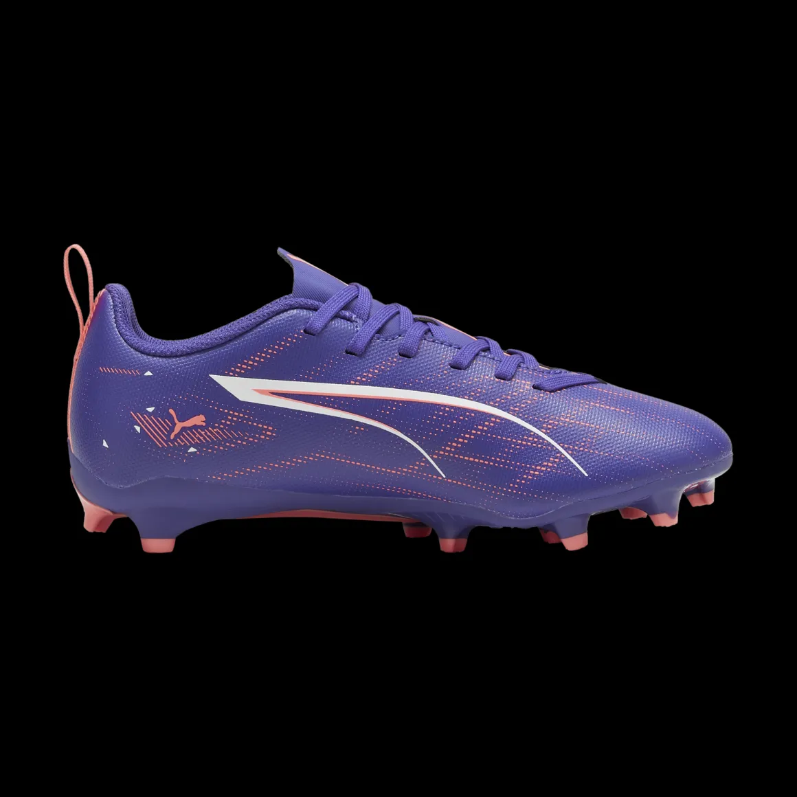 Scarpe da calcio viola e arancione da ragazzo Puma ULTRA 5 PLAY