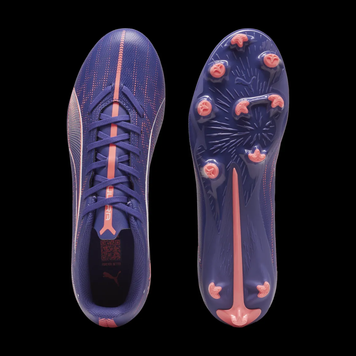 Scarpe da calcio viola e arancione da uomo Puma ULTRA 5 PLAY