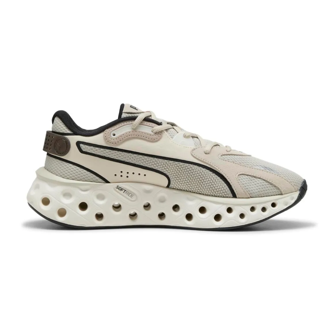 Scarpe da corsa beige da Uomo Puma Softride Frequence Desert