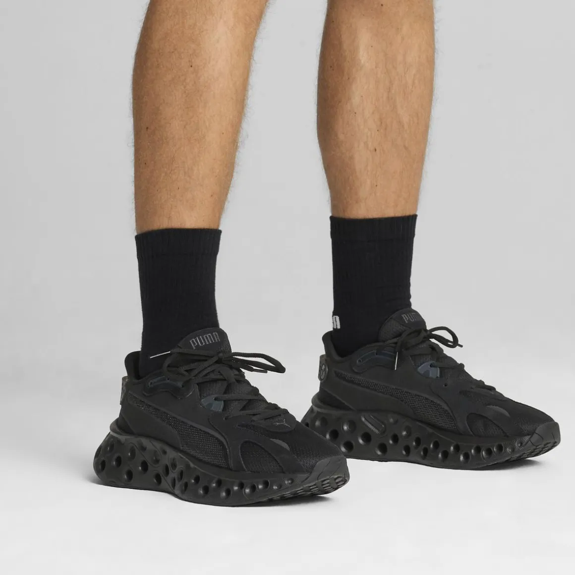 Scarpe da corsa nere da Uomo Puma Softride Frequence Desert