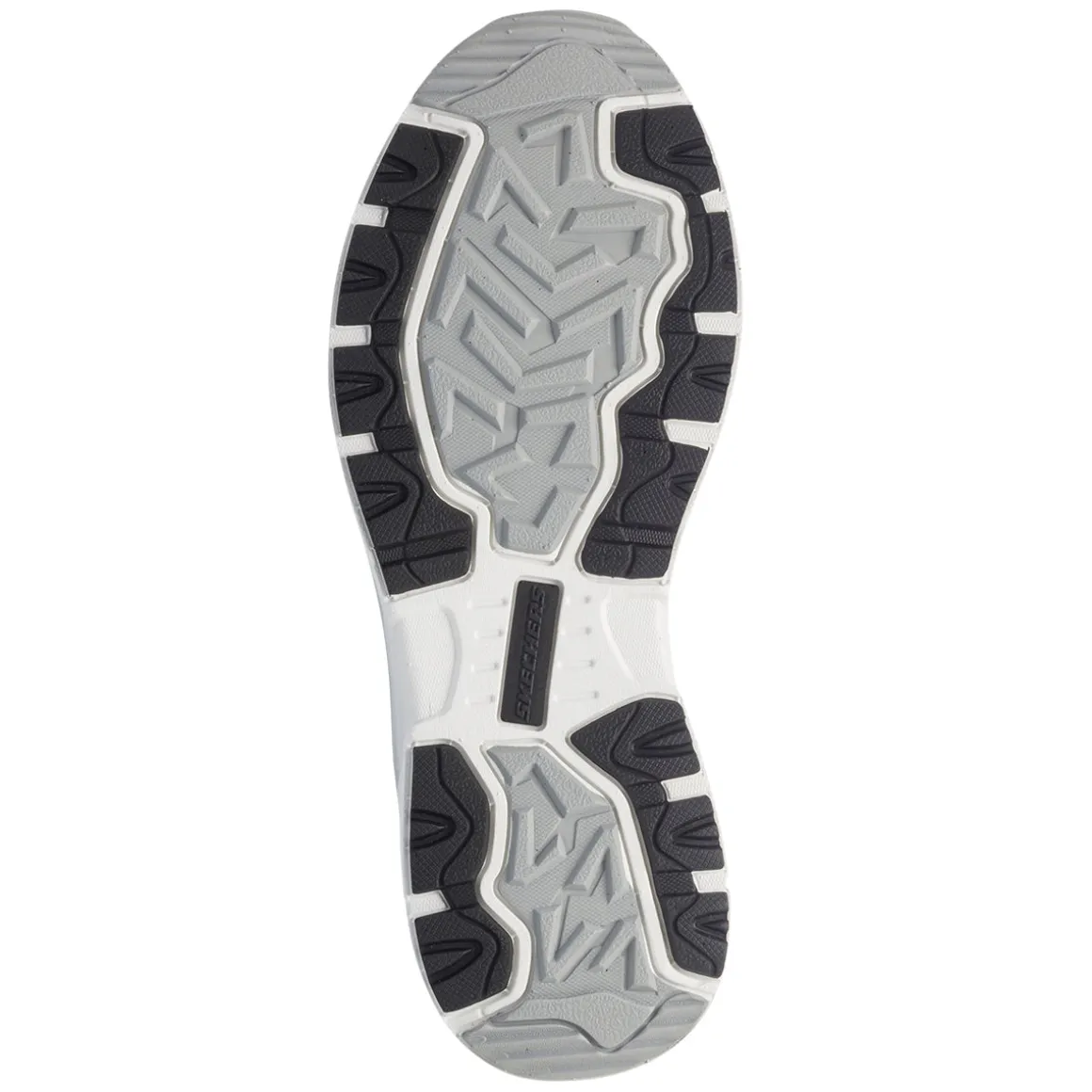 Scarpe da ginnastica bianche da uomo con soletta Memory Foam Skechers Oak Canyon