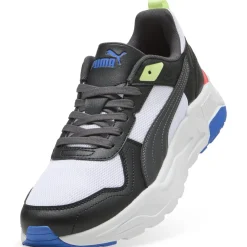 Scarpe da ginnastica bicolore nero e bianco da Uomo Puma Trinity 2
