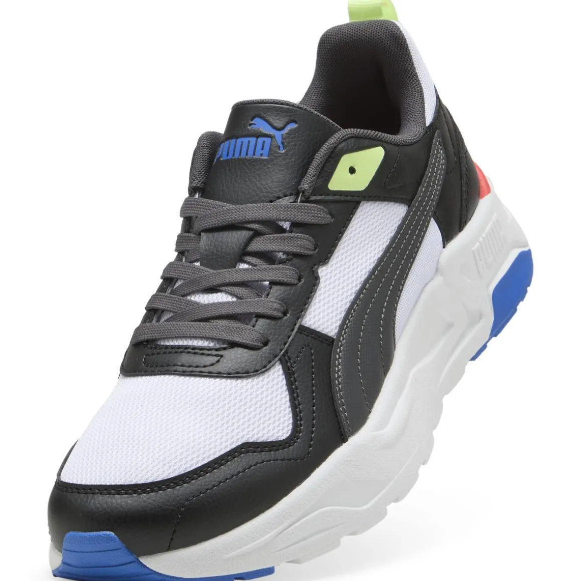 Scarpe da ginnastica bicolore nero e bianco da Uomo Puma Trinity 2