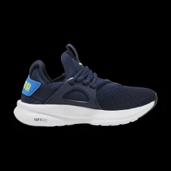 Scarpe da ginnastica blu da ragazzo con logo Puma Softride Enzo Evo Jr