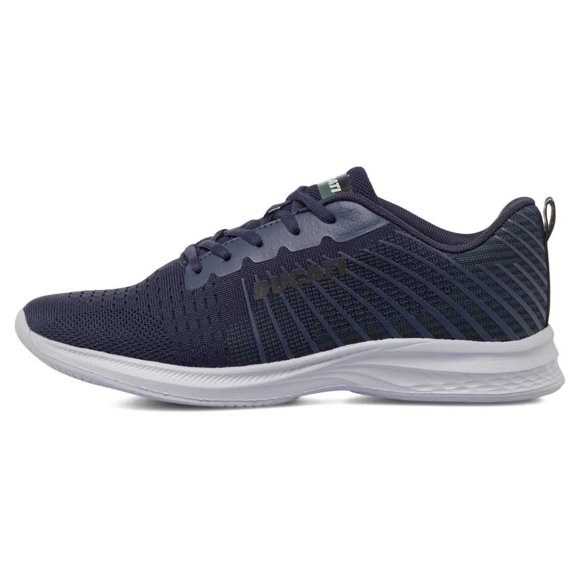 Scarpe da ginnastica blu da Uomo in tessuto Ducati